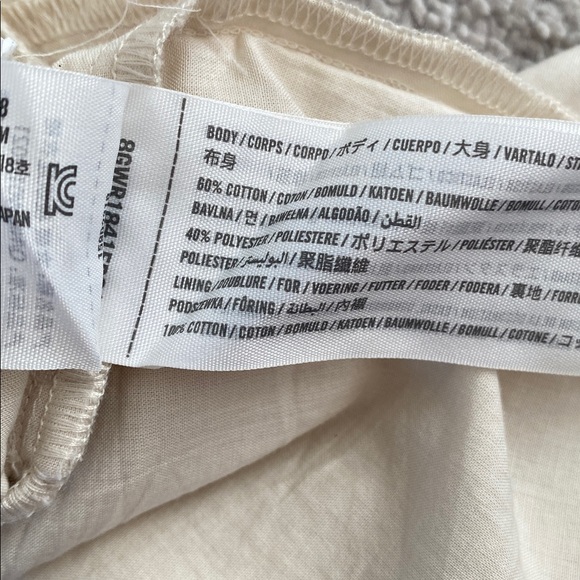 Abercrombie & Fitch Cream Dress size Xsmall Tall - Picture 7 of 8